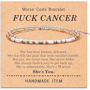 Women Morse Code Bead Bracelet Gift for Best Friends, Sisters, Inspirational and